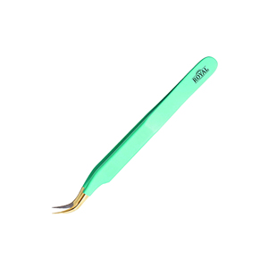 Pinzas de fibra puntiagudas para extensión de pestañas, sets de lifting de pestañas, pinzas para permanente de pestañas, pinzas de volumen de 45 grados para pestañas - Product Image 2