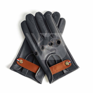 Nouvel Arrivage Gants de Conduite Vintage Personnalisables Durables en Cuir Plein Doigt Écologiques Tactiles pour Sécurité, Travail, Voyage et Sport - Product Image 6