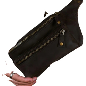 Bolso Bandolera de Cuero Genuino Vintage Hecho a Mano, Estilo Mensajero Moderno para Hombres y Mujeres - Product Image 1