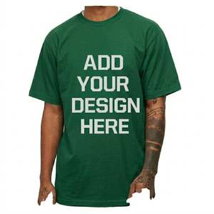 T-shirt surdimensionné personnalisé avec logo, streetwear pour homme, coton, impression en relief, broderie 3D, t-shirt graphique de haute qualité, poids lourd - Product Image 2