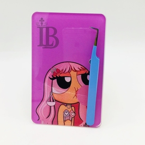 Professional Designs Custom Made Doll Eyelash <b>Tiles</b> Top Trend High Demand Lash <b>Tile</b> Acrylic Plate Tweezers Holders With Magnet - Product Image 3