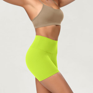 Shorts de Yoga de Tres Cuartos para Mujer, Cintura Media, Suaves como la Mantequilla, Sin Costuras, Sólidos, Transpirables, de Secado Rápido, Personalizables - Product Image 5