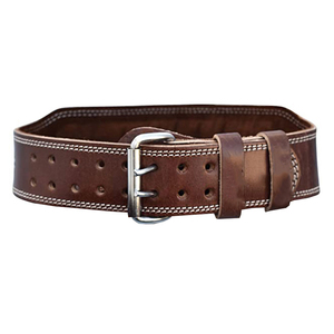 High Quality Cowhide Leather Gym Fitness Workout Weightlifting <b>Belt</b> Customized Premium Professional Protection Non-Slip Power - Product Image 6
