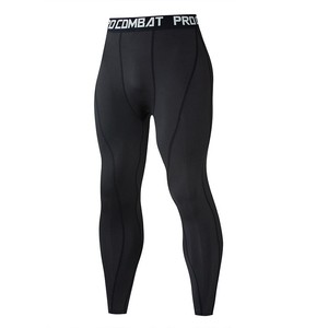 Wholesale <b>Men</b> Fitness Leggings <b>Compression</b> Running Gym <b>Tights</b> Spandex Elastic Waist Full Length Quick Dry Stretch Sportswear - Product Image 2