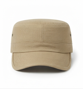 Gorra Cadet Unisex Vintage Personalizada al por Mayor, Ajustable, 100% Algodón, Color Sólido, para Uniforme, Casual, Viajes y Uso Diario - Product Image 1