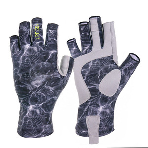Anti-Slip Lightweight Safety <b>Gloves</b> for Fishing and Motorcycle Riding Breathable Work <b>Gloves</b> Half-Finger - Product Image 3