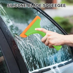 Piccolo Tergicristallo in Silicone per Pulizia Parabrezza Auto, Tergicristallo Verde per Porte in Vetro - Product Image 6