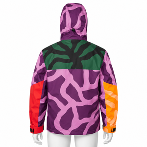 Unisex Waterproof Snowboarding <b>Jacket</b> Winter Windproof Skiing Coat Thermal Mountain Hooded Outerwear Patterned Breathable <b>Ski</b> - Product Image 2
