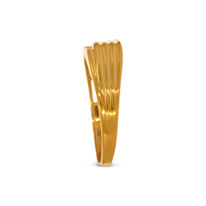Linear Balance <b>Men's</b> Gold <b>Ring</b> Parallel Paths of Prosperity Gold Anniversary <b>Ring</b> <b>for</b> <b>Men</b> - Product Image 4
