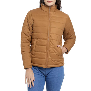 Women's Lightweight Winter Warm Breathable Puffer Jacket Cotton Filled Thick Puffer with Hood Bubble Design Woven Jacket Clothes - Product Image 3