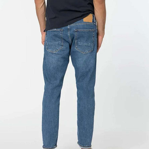 Pantalones vaqueros de mezclilla para hombre, estilo streetwear, corte holgado, lavados, de alta calidad, a la venta. - Product Image 2
