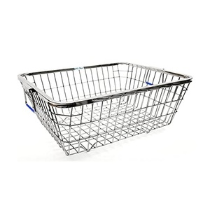 Cesta Metálica Ovalada con Recubrimiento en Polvo, con Asas, Diseño Moderno, Multiusos, Cesta Metálica de Diseño Personalizado - Product Image 5