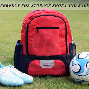 Multi Pocket Soccer <b>Backpack</b> Top Material Soccer <b>Backpack</b> Large Capacity Soccer <b>Backpack</b> Match Day Use - Product Image 5