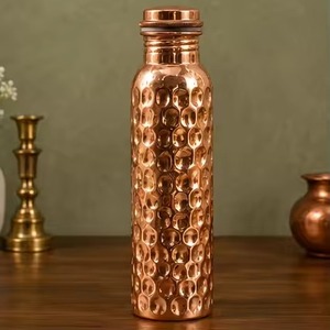Finest Quality Pure Copper Bottle Latest Arrival with High Demand Leak-Proof and Durable Features <b>Metal</b> Printed Lid - Product Image 6
