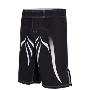 Pantalones Cortos de Boxeo Unisex Negros con Estampado Digital, de Secado Rápido, Corte Holgado, Estilo Muay Thai, 100% Poliéster, Ropa de Entrenamiento - Product Image 2