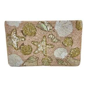 Elégant Perle Perlée Pochette Blanc Or Motif Géométrique Nuptiale Mariage Sac à Main Soirée Designer Luxe Mode Personnalisé - Product Image 6
