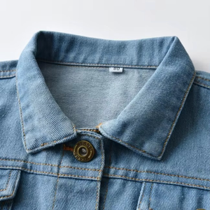 Chaquetas vaqueras para bebés recién llegadas, chaquetas vaqueras a la moda con efecto desgastado, chaquetas vaqueras de manga larga para niños - Product Image 2