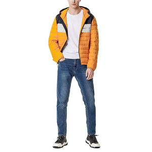 Veste d'hiver matelassée pour homme, style urbain, qualité supérieure, vente en gros OEM, sur mesure, 100% nylon, col montant, coupe-vent, grandes tailles - Product Image 3