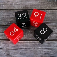 Zamzam Impex propose des dés de backgammon luxueux à 6 faces en résine, personnalisables avec logo, colorés, durables, de 25 mm, effet nacré.