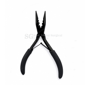 Pinza para Extensiones de Cabello SAAR GLOBAL SURGICAL Modelo SGS-1044 en Color Negro para Uso Comercial, Instalación y Remoción - Product Image 5