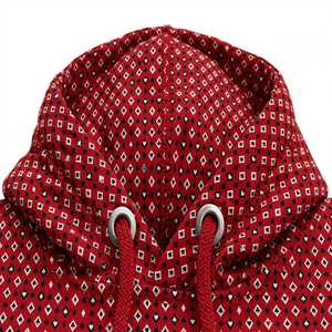 Sudadera con Capucha Unisex NEXTEX con Diseño de Cartas de Póker, Roja y Negra, de Felpa Suave de Algodón, Cálida y con Estampado Gráfico - Product Image 6