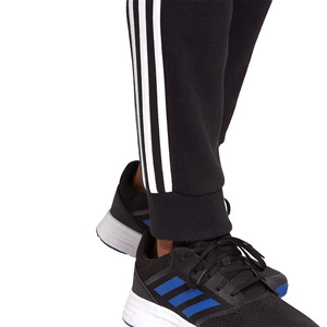 Men's Black Spandex/Cotton Lightweight Recycled Materials <b>Jogger</b> Pants <b>White</b> Side Stripes Elastic Waist Drawstring Casual for - Product Image 4