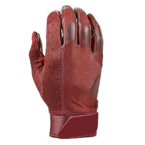 ถุงมืออเมริกันฟุตบอลคุณภาพสูง ถุงมือรับบอลหนัง PU แบบกำหนดเอง สำหรับเยาวชนและผู้ใหญ่ ถุงมือฝึกซ้อมระดับมืออาชีพ - Product Image 5
