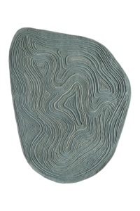 STONE HANDTUFTED RUG Wool/Tencel Modern Thick High Pile Home & Commercial Use - Product Image 2