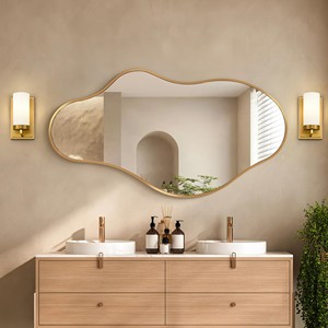 Espejos de pared de bambú y marcos de espejos de madera OEM personalizados al por mayor |   Aqdus Saleem India - Product Image 6