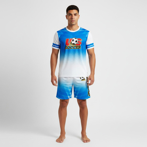 ชุดฟุตบอลวิคตอรี่ – ชุดแข่งฟุตบอลพรีเมียมแบบสั่งทำพิเศษปี 2026 พร้อมกางเกงขาสั้น ระบายอากาศได้ดี สำหรับทีม - Product Image 1