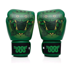 Guantes de boxeo de cuero genuino en venta en línea, guantes de boxeo transpirables personalizados de marca privada - Product Image 1