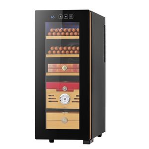 Humidor Elettrico per Sigari da 33L con 250 Ripiani in Legno di Cedro Spagnolo, Controllo della Temperatura per Uso Domestico - Product Image 1