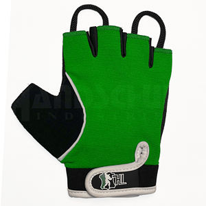 Gants de musculation professionnels Vivid Greens avec rembourrage amélioré de la paume |   Poignée antidérapante de qualité supérieure pour un équipement de musculation ultime - Product Image 4