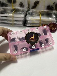 ถาดขนตาปลอมสีดำด้านธรรมชาติแบบนุ่ม ขนาดคละแบบ ขายส่ง ขนตาเดี่ยว ขนตาแคชเมียร์พรีเมียม ต่อขนตาแบบคลาสสิก - Product Image 6