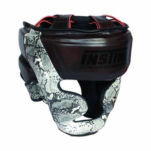 Protège-tête de boxe professionnel en cuir véritable, nouvelle conception, pour sparring et double sport, anti-humidité, antidérapant, protection intégrale du visage pour l'entraînement - Product Image 2