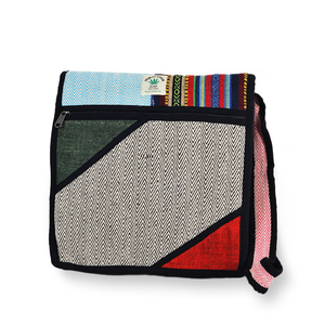 Lamatar1 Himalayan Hommes Bohème Vintage Style Sac à dos à la mode PU Mixte Coton Design Fermeture éclair Portable pour Toile - Product Image 1