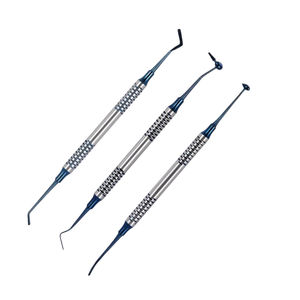 Espátula de Cemento Dental de Acero Inoxidable Azul Titanio de 6 Piezas, Instrumento Manual para Rellenos Dentales, Consumibles de Mahfooz Instruments - Product Image 2