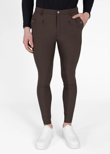 Pantalones de montar para hombre, corte ajustado, tela elástica transpirable, duraderos para entrenamiento y espectáculos. - Product Image 4