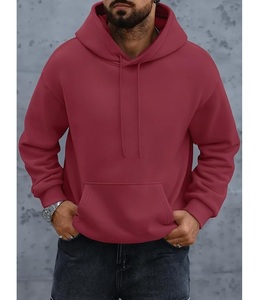 Sweat à capuche pour homme, best-seller, 100% coton, doublé, manches longues, col tombant, uni, confortable, grande taille, personnalisable - Product Image 5