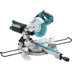Sierra ingletadora compuesta deslizante de 8.5 pulgadas con bisel único y guía láser de precisión para corte de madera - Product Image 1
