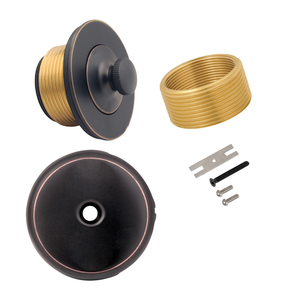 Kit de Conversión de Desagüe de Bañera Premium, Placa de Desagüe Universal de un Solo Orificio con Protección Antiderrame, Juego de Herrajes para Bañera - Product Image 1