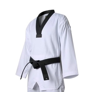 Martial Arts Wear Taekwondo Uniform Custom Front Logo Print Breathable Comfort High Quality - Product Image 2