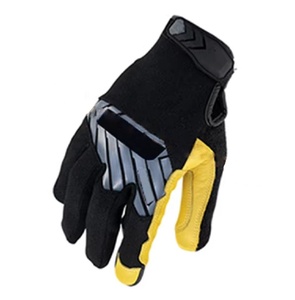 2025 Mejor rendimiento XL Guantes de seguridad para la construcción Guantes de cuero profesionales Ajuste de ingeniería Durabilidad Piel de cabra Cuero Calor TPR - Product Image 2