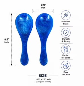 Resin Serving Spoon Durable Lightweight Elegant Kitchen Accessory for Home Restaurant Hotel <b>Buffet</b> and Catering Service - Product Image 6