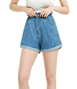 Trendy <b>Women's</b> Denim <b>Shorts</b> Pants Bottoms Casual Stretch Pocket <b>Cargo</b> Denim Jeans for Summer <b>Women's</b> Denim <b>Shorts</b> - Product Image 4