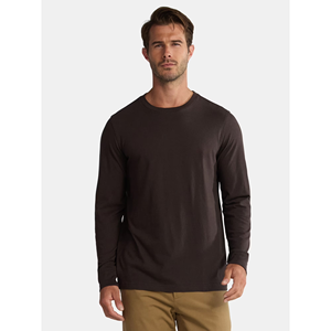 High Quality 100% Cotton Jersey Plus Size Casual Men's O-Neck Solid Color Full Sleeve T-Shirt With Custom Logo From Bangladesh - Product Image 2
