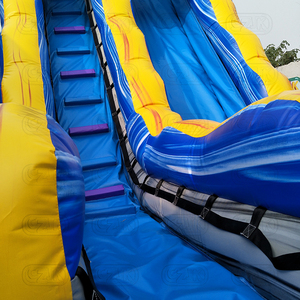 40ft <span class=keywords><strong>Inflatable</strong></span> <span class=keywords><strong>Tiki</strong></span> đá cẩm thạch đảo nước lặn trượt - Product Image 3