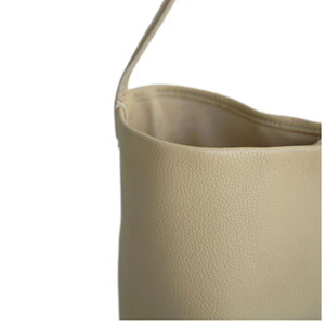 Sac seau minimaliste en cuir véritable noir, sac à main à bandoulière tendance, sac fourre-tout moderne, hiver-été, vente en gros personnalisée - Product Image 6