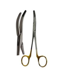 Pinzas Premium para Coronas Dentales, Instrumento Médico, Pinzas para Sujetar Coronas Dentales, Certificadas, Curvas y Dentadas, para Cirugía Dental - Product Image 2