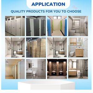 Support en forme de L antirouille pour cloisons de toilettes d'hôpital Support en acier inoxydable robuste pour toilettes à fort trafic - Product Image 6